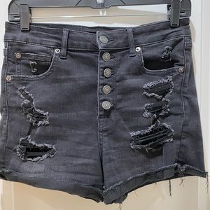 American Eagle Black jean Shorts